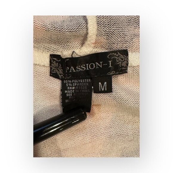 Passion-I Monterey Scenic Print Hooded Sweatshirt Multi Color Size Women M - Picture 5 of 15